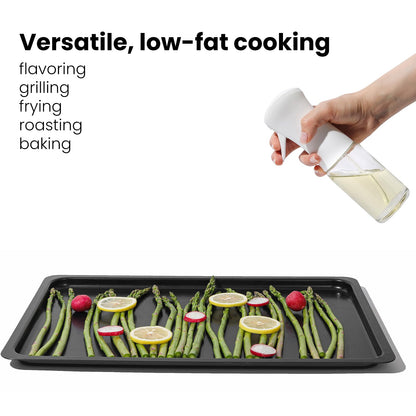 Mistifi glass Oliver Oil Sprayer for cooking, Spray bottle 6oz, Non-Aerosol Refillable Dispenser Oil Mister PS887