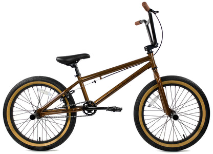 Elite BMX Freestyle Bike, Durable Steel Frame, Available in 16", 18", and 20" Sizes. New Sizes 26" and 29" BMX Bicycles. (Copper, 20")