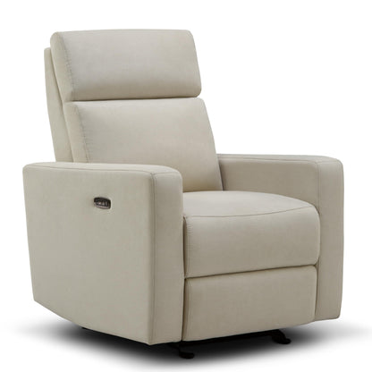 Nurture& The Glider Premium Power Recliner Nursery Glider Chair with Adjustable Head Support | Designed with a Thoughtful Combination of Function and Comfort | Built-in USB Charger (Ivory)