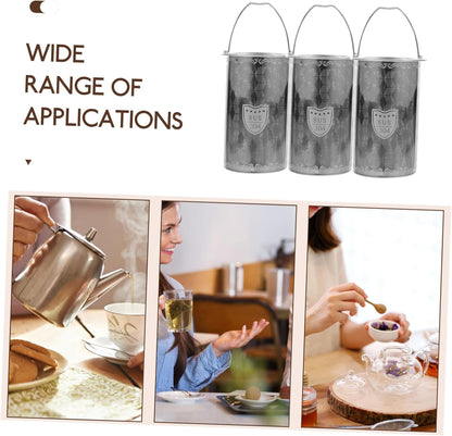3pcs Stainless Steel Tea Leak Diffusers, Mesh Strainer Replacement for Teapot, Kettle, Coffee Strainer