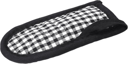 uxcell 2Pcs Pot Handle Covers, Heat Resistant Sleeve for Iron Skillet, Kitchen Baking Cooking Supplies, Black White