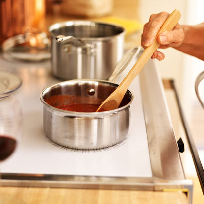 6 Cup Double Boiler Pot Set – 1.5 Quart Stainless-Steel Saucepan 2-in-1 with Vented Glass Lid – Kitchen Cookware with Measurements by Classic Cuisine