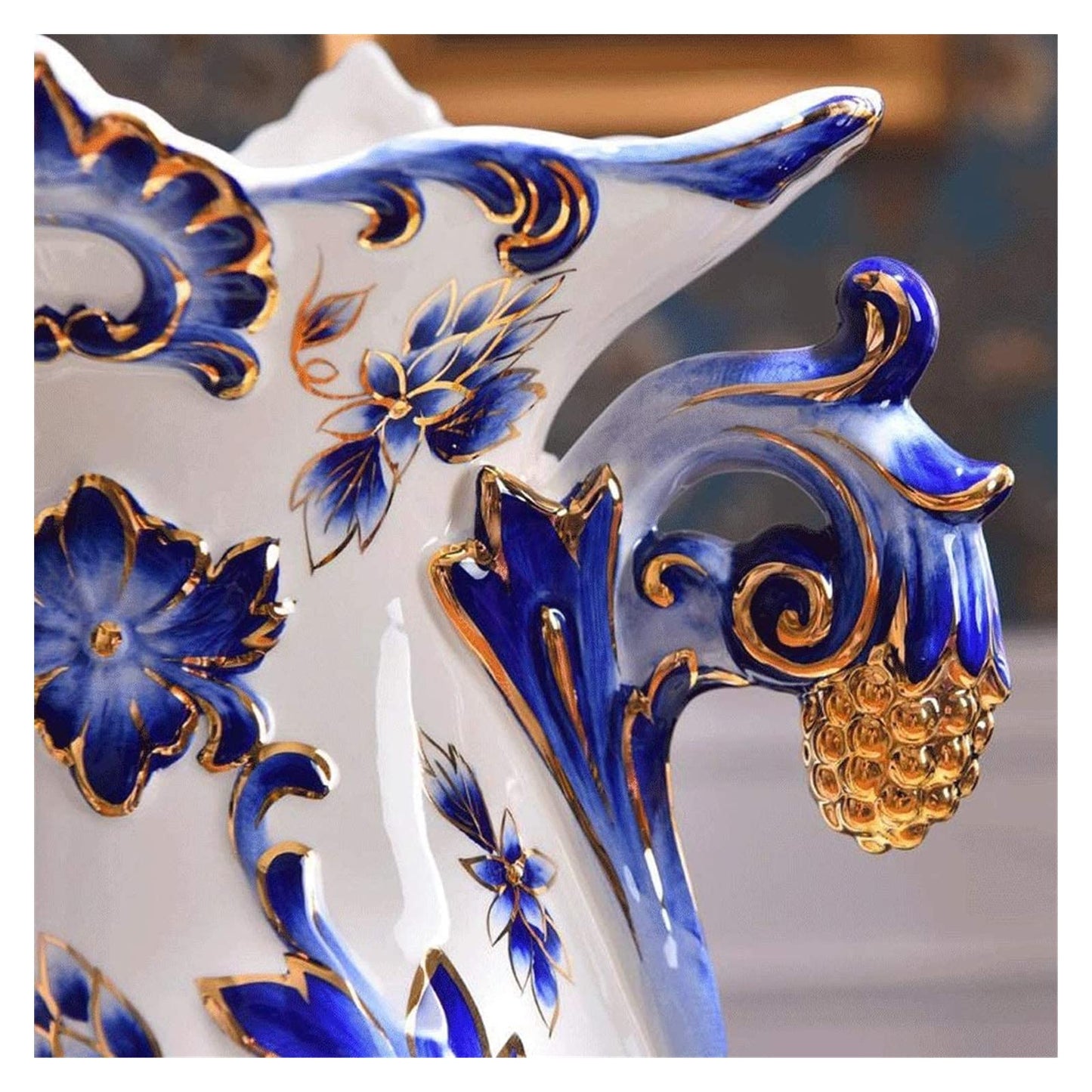 Sculpture Vase Vase Ceramic Large Office Home Living Room Dry Flower Decoration Ornament Handcrafted 420mm260mm Crafts