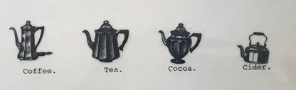 Rae Dunn Ceramic Serving Platter - Coffee Tea Cocoa Cider, 13.75" X 7" Tray Plate