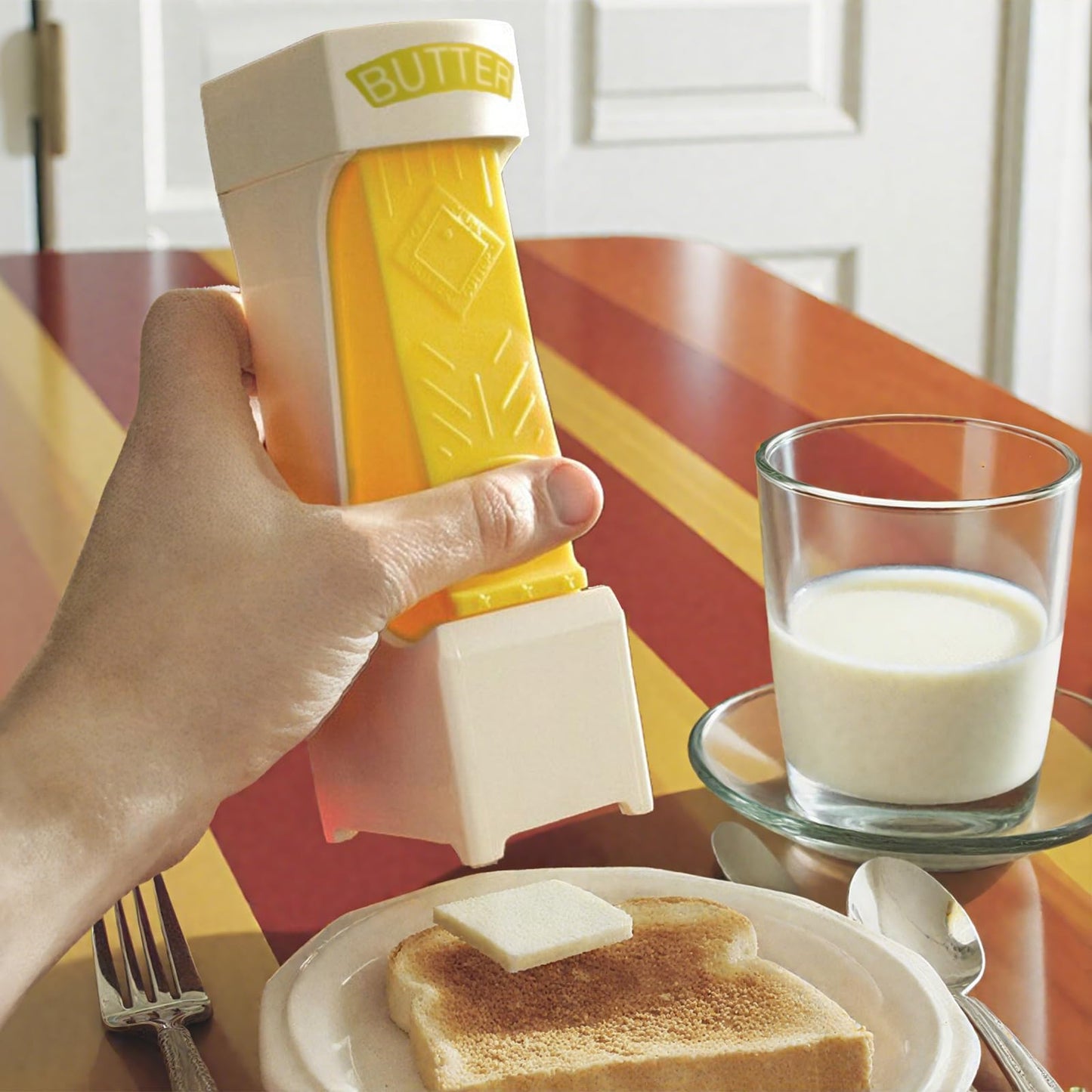 BEWITU Butter Slicer, One-Click Pre-Cut Butter Dispenser for Even Slices – 2026 New Stainless Steel Blade with Storage Case, Ideal Kitchen Gadget for Making Sandwiches, Cakes & Quick Breakfast