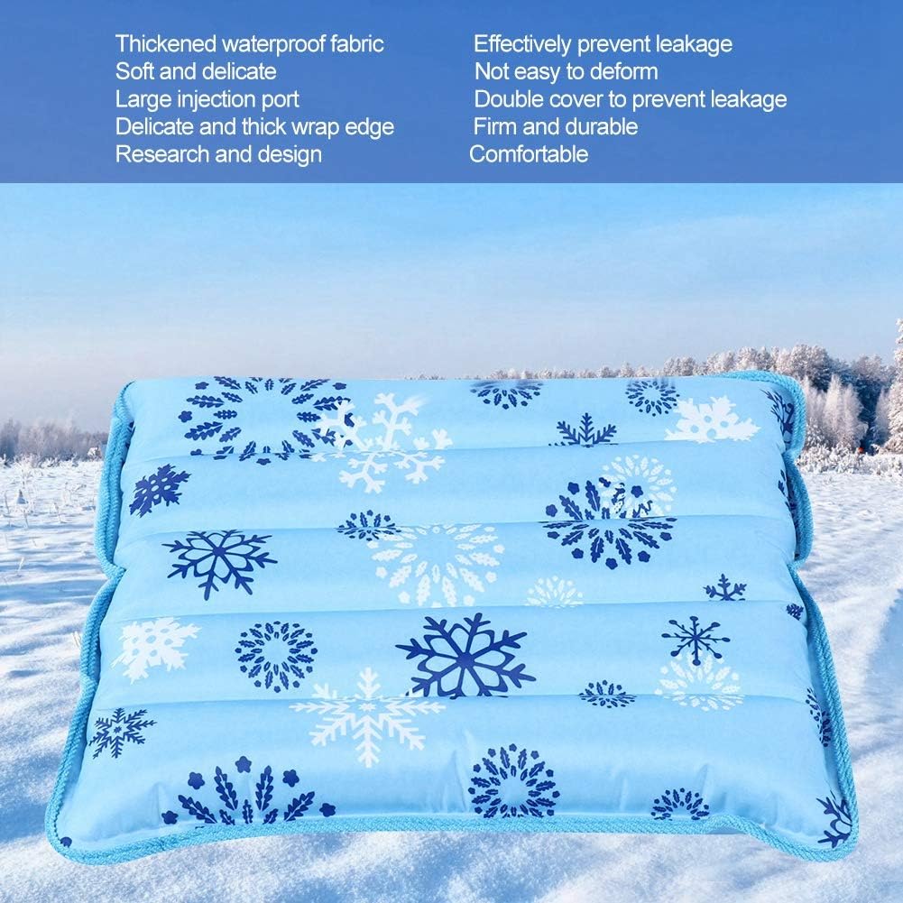 Cooling Mat, Cool Pillow Ice Pillow, Water Filling Ice Pillow Chair Pad, Multifunctional Waterproof Ice Pillow for