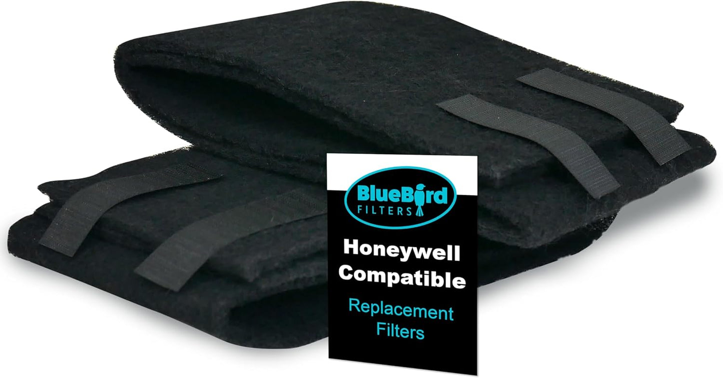 Replacement Prefilter, Fits Honeywell 17000-S, Carbon Charcoal, 2 Pack
