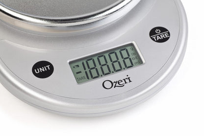Ozeri® Pronto® Digital Multifunction Kitchen and Food Scale with Variable Graduation Technology®, All Silver