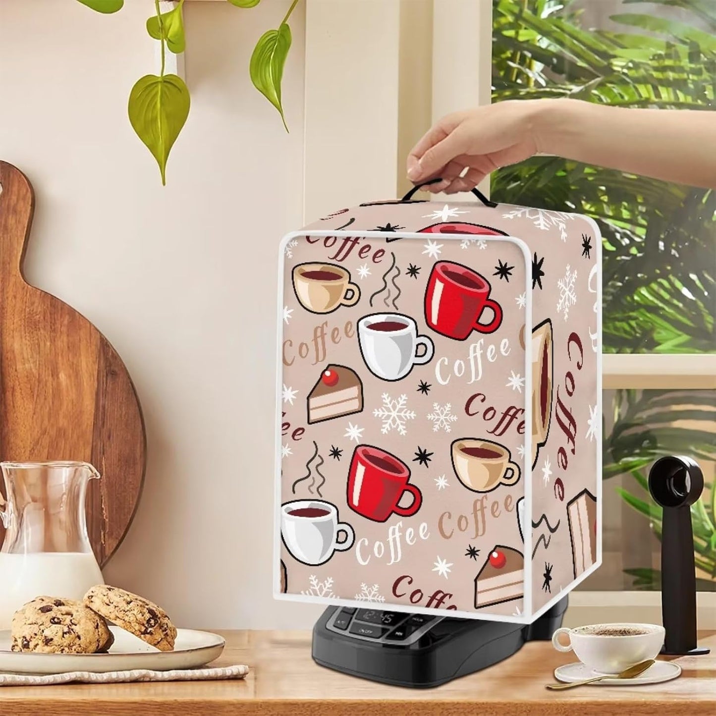 Coffee Machine Covers, Dust Resistant Protective Covers for Coffee Makers, Washable