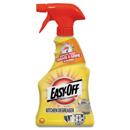 Easy Off Specialty Kitchen Degreaser Cleaner, Clear, Lemon, 16 Fl Oz