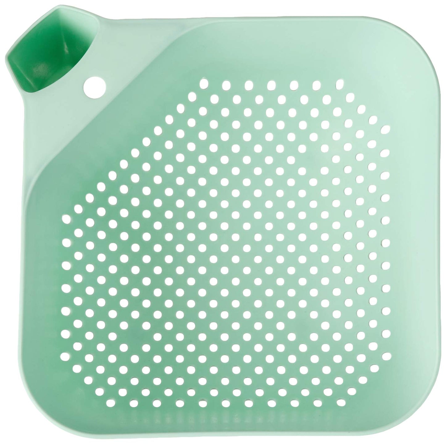 Tovolo Tovolo 3 Quart Colander BPA Free Food Safe Plastic Strainer with Handle Heavy Duty Heat Resistant Pasta and Veggies Kitchen Drainer Steam Basket Dishwasher Safe, Charcoal Gray