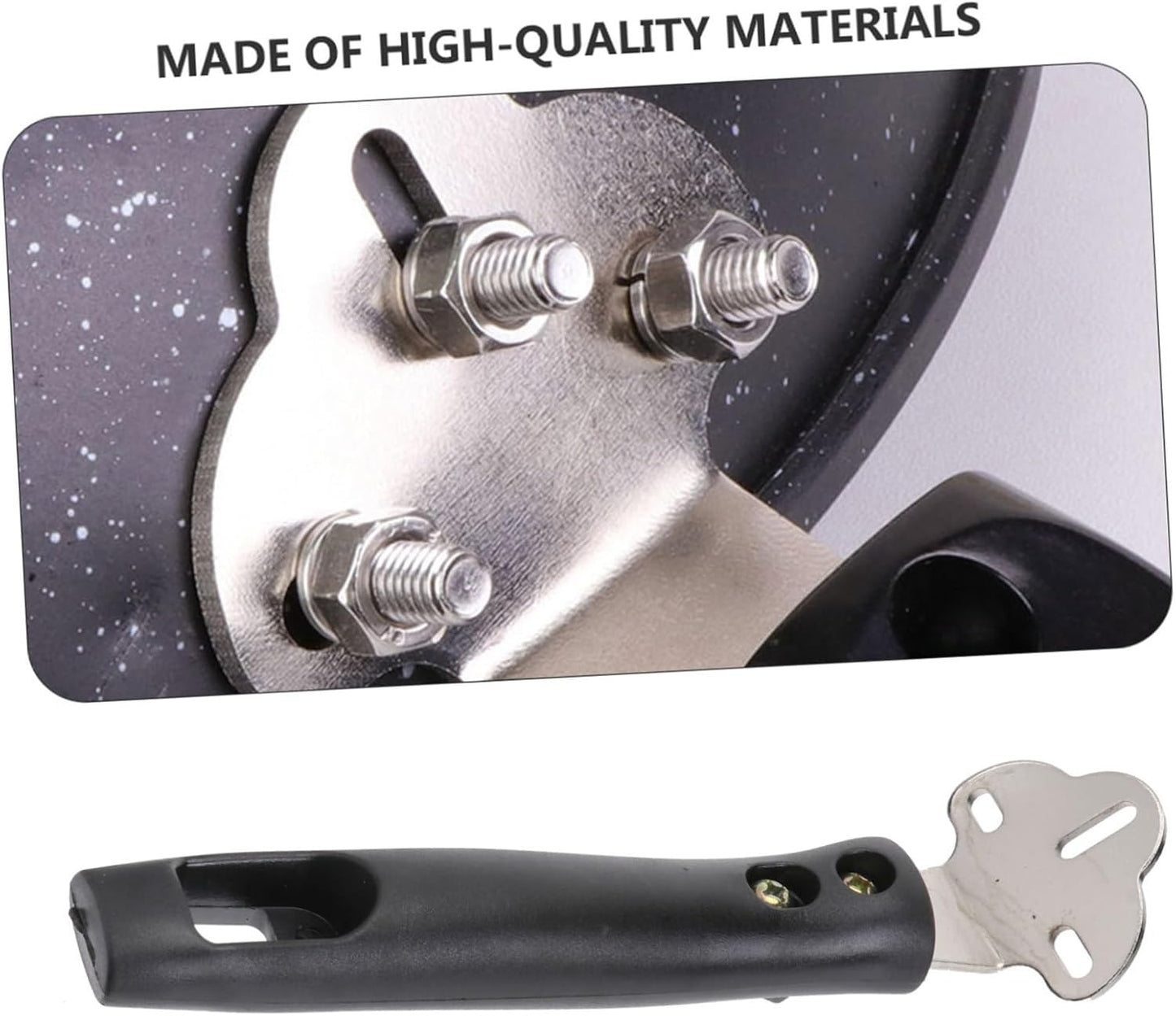 1pc Stainless Steel Frying Pan Replacement Parts, 3 Wok Handle