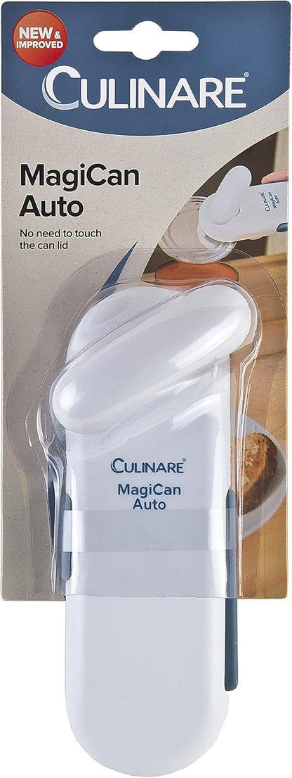 C10011 MagiCan Auto 2 Can Opener - Manual Opener with Patented Cutting System (White, 20 x 5 x 15 cm)