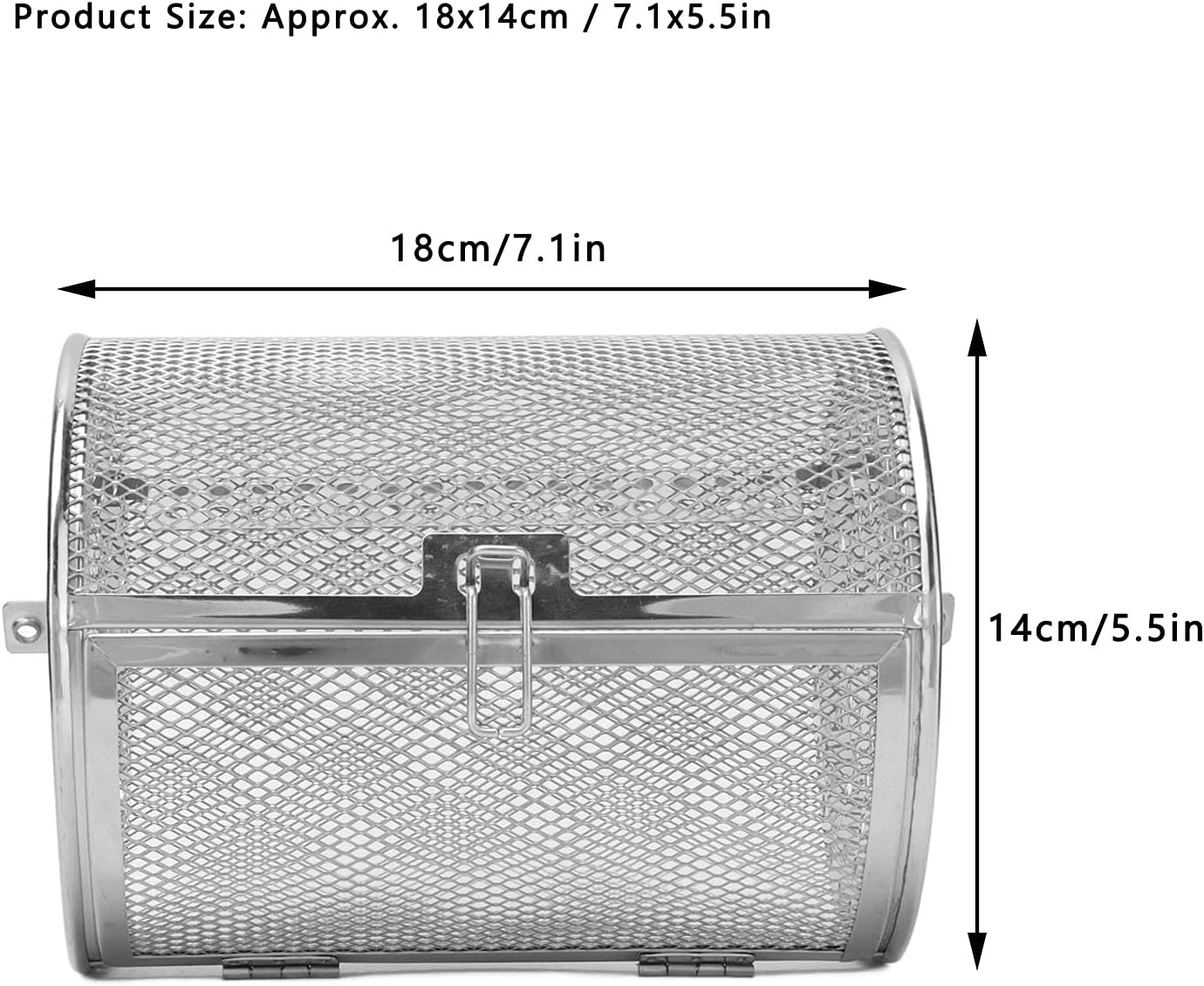 Oven Cages, 360 Degree Rotatable Stainless Steel Oven Rack, 7in Drum Oven BBQ Grill Roaster