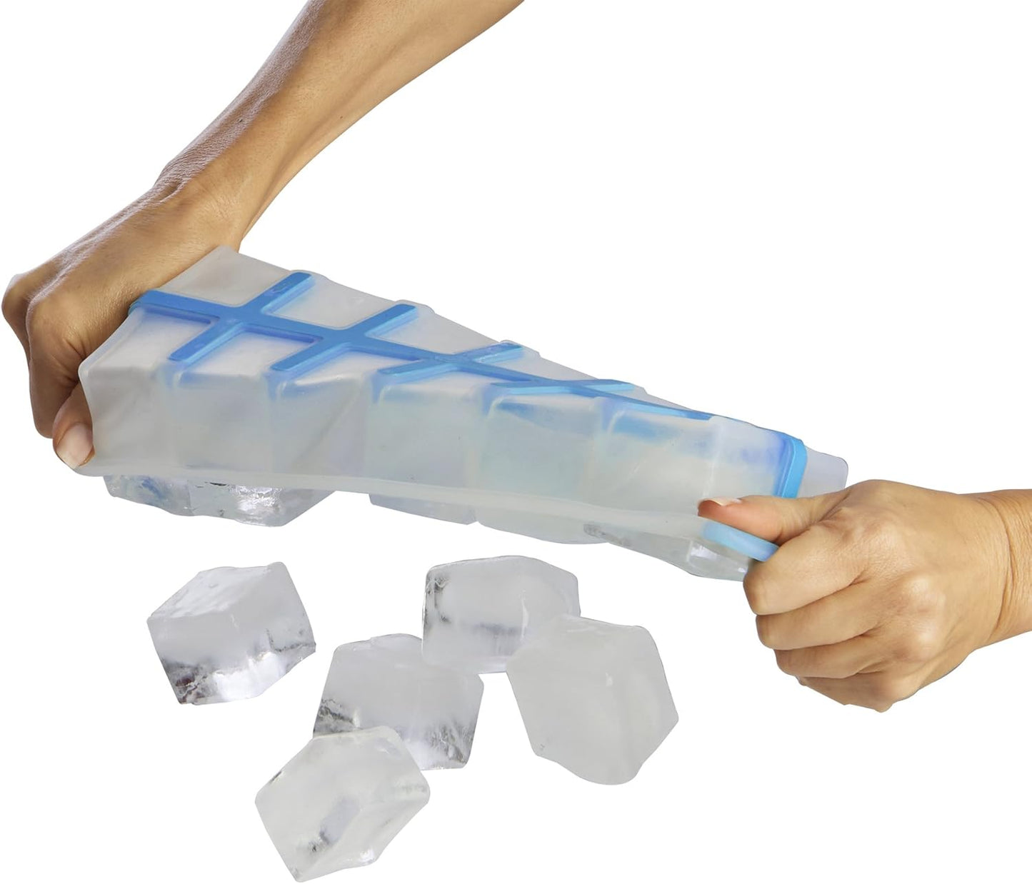 GoodCook Touch Prep and Freeze Ice Tray, Stackable 2-oz. Cubes with Slide-off Cover