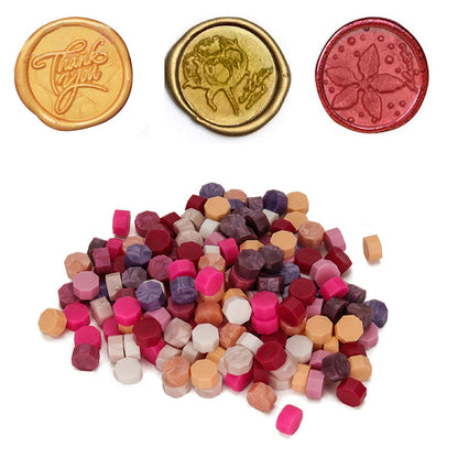 YIPLED Sealing Wax Kit, 310 Pcs With Beads, 2 Pens, Warmer, Stamp Spoon and Candles for Letter Sealing, Envelopes, Custom Invitations - 15 Colors