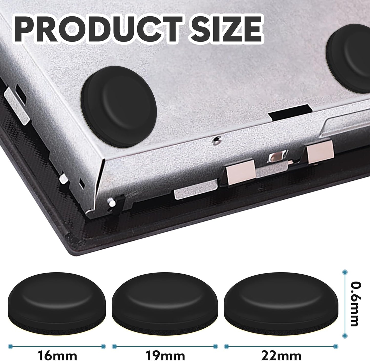 Appliance Sliders for Kitchen: 24 PCS Self-Adhesive Accessories for Easy Moving & Space Saving Kitchen Gadgets