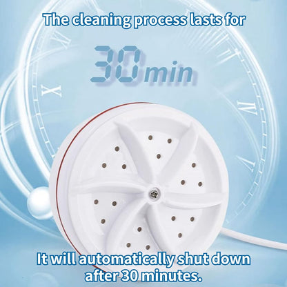 Mini Washing Machine - Portable Washer for College Rooms, Travel, Home, Apartment - Small Turbine Washer with USB