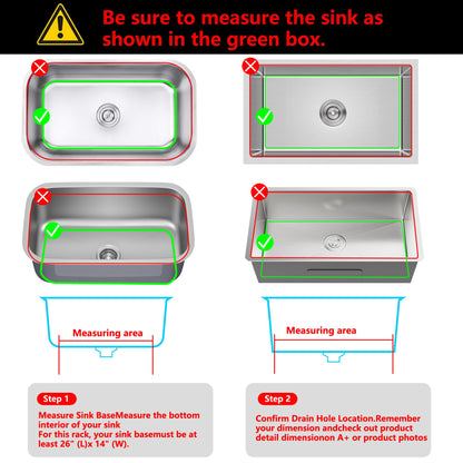 JIUBAR Sink protectors for kitchen sink |12"13"16"18"19"24"26"28"29"30"silicone sink mat| Silicone Kitchen Sink Mat Grid for Bottom of Farmhouse Stainless Steel Porcelain Sink(26"x 14" Center Gray)