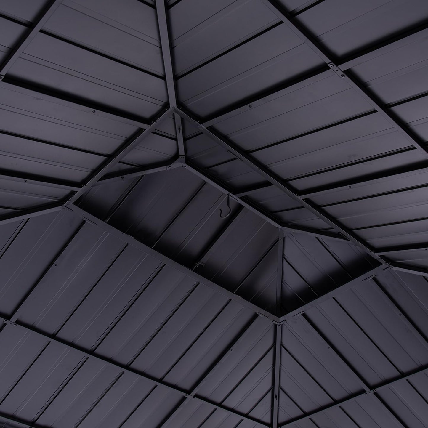 CHARMELEON 10x12 FT Cedar Wood Gazebo,Hardtop Wooden Gazebo with 4.6in Thickened Posts&High Load-Bearing Galvanized Steel Roof for Outdoor, Patio, Backyard-Natural