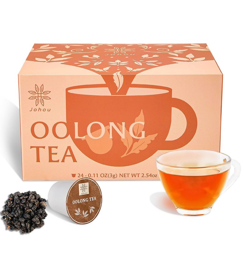 Johou Oolong Tea Pods, Compatible with All K-Cup Brewers & Keurig 2.0, 24 pods