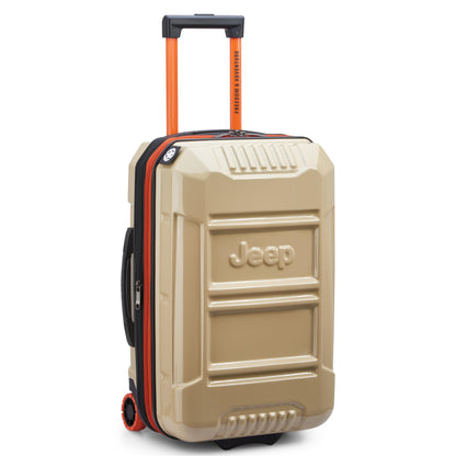 Jeep JH003B Hardside Expandable Luggage with Two Wheels, Warm Sand, 2 Piece Set 21/30 Inch