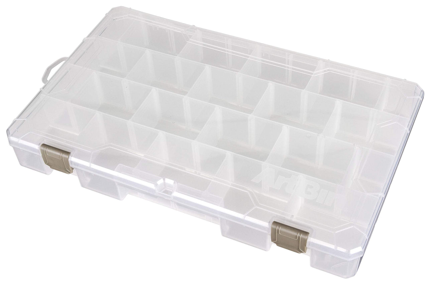 ArtBin Large Solutions Box Clear Art & Craft Organizer with Dividers - Plastic Storage Case for Convenient and Versatile Storage - Ideal for Various Craft Supplies