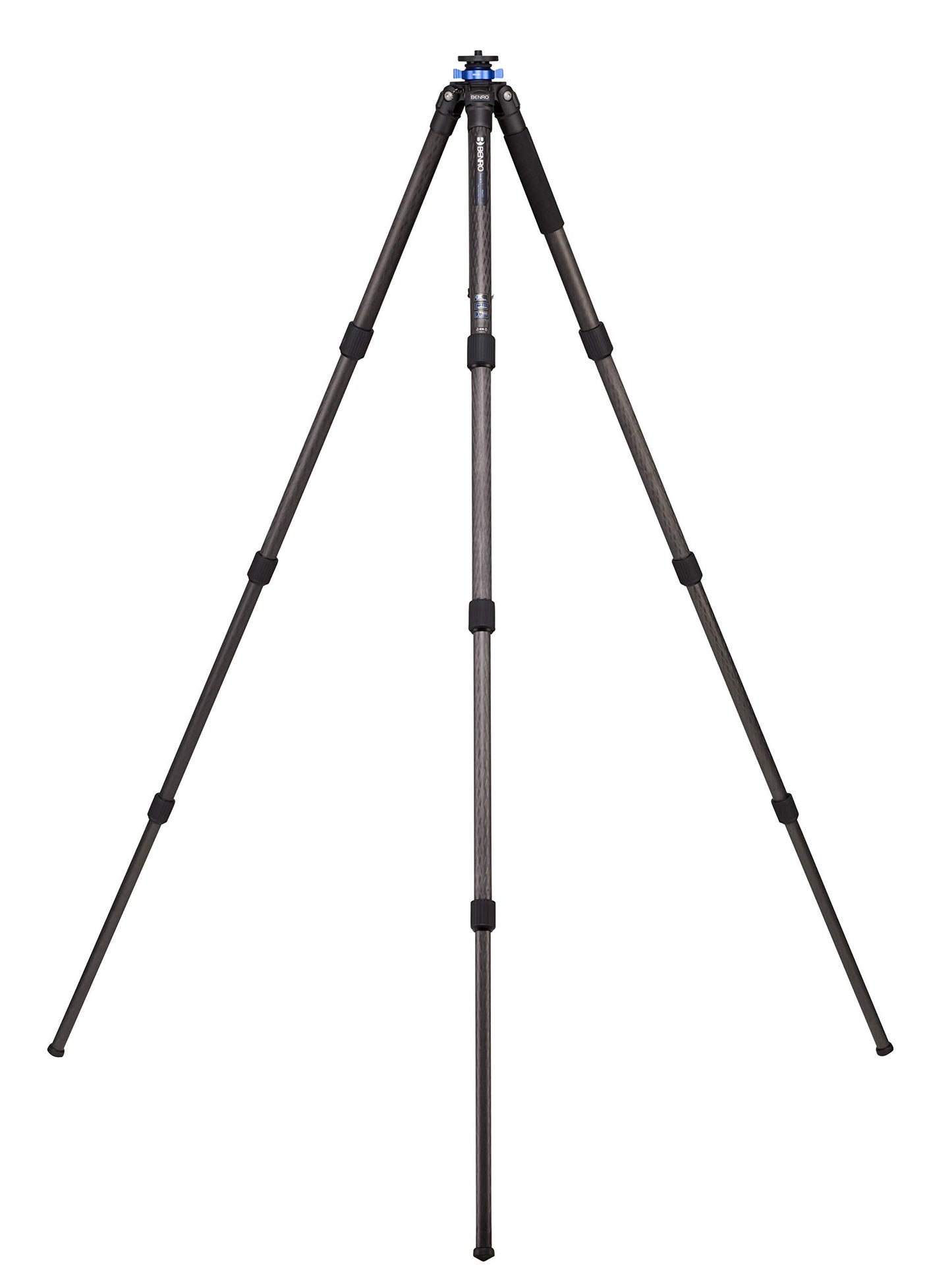 Benro Mach3 Carbon Fiber Tripod – Extra-Long 4-Section Heavy-Duty Tripod with Twist Locks, Interchangeable Feet & 44 lb Load Capacity for DSLR, Mirrorless & Video Cameras (TMA48CXL)