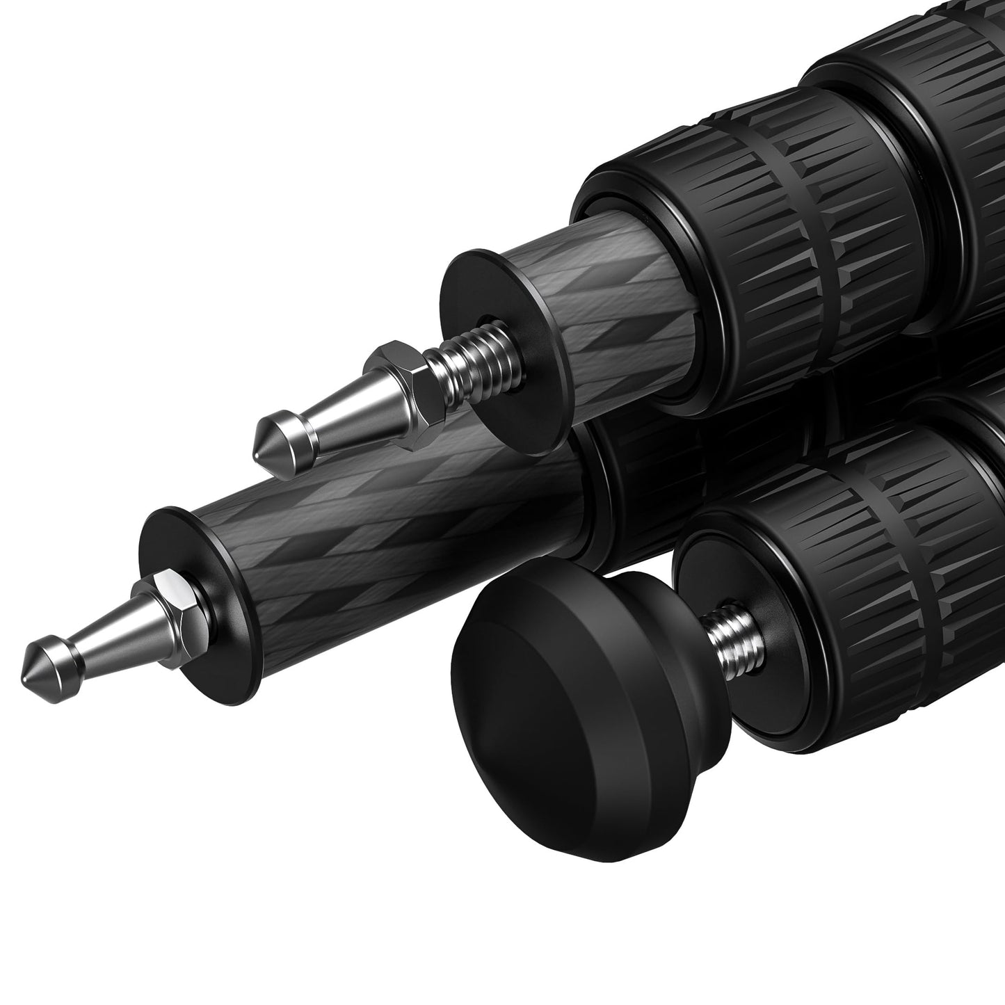 Leofoto LS-284CEXX Travel Tripod w/Built-in Leveling Head, Ranger Series, Carbon Fiber, 4 Leg Sections, Lightweight, Ball Head Optional (Tripod)