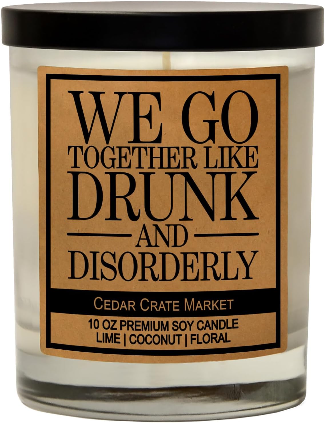 Cedar Crate Market Funny Candles for Women, Adult Humor Friendship Gifts, Inappropriate Candles, Bestie Presents, Made