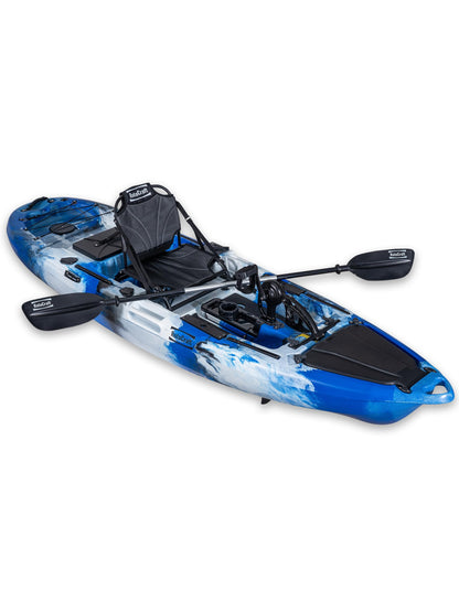 RC 10' Single Pedal Kayak - Propeller Drive (Blue Camo)