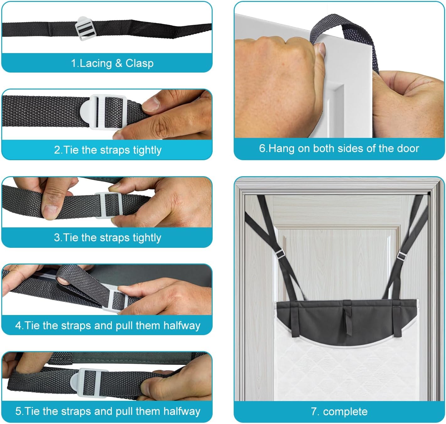 Over The Door Steamer Press Pad, Portable Ironing Mat for Handheld Steamer and Vertical Steamboard