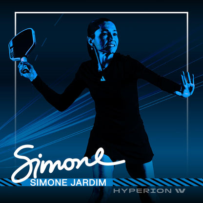 JOOLA Simone Jardim Hyperion Pro IV 16mm Pickleball Paddle - Tech Flex Power - Aero Curve for Swing Speed - Propulsion Core Increases Power & Touch - UPA-A Certified - USAP Approved - NFC Chip