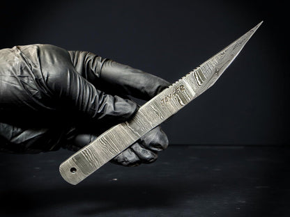 Handmade Kiridashi Knife – Precision Japanese Marking Tool – Damascus Steel Blade – Compact Craft & Carving Knife for Woodworking, Leatherwork, DIY & Artisan Use
