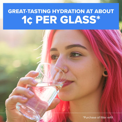 Brita Plus Water Filter, BPA-Free, High-Density Replacement Filter for Pitchers and Dispensers, Reduces 2x Contaminants*, Lasts Two Months or 40 Gallons, Includes 4 Filters