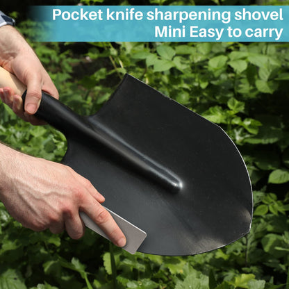 Patelai 2 Pcs Mini Pocket Knife Sharpener Stone Double Sided Portable Sharpening Stone Whetstone Diamond Ceramic Sharpen Tools 400/1000 Grit for Knives Scissors Kitchen Outdoor Survival Gear