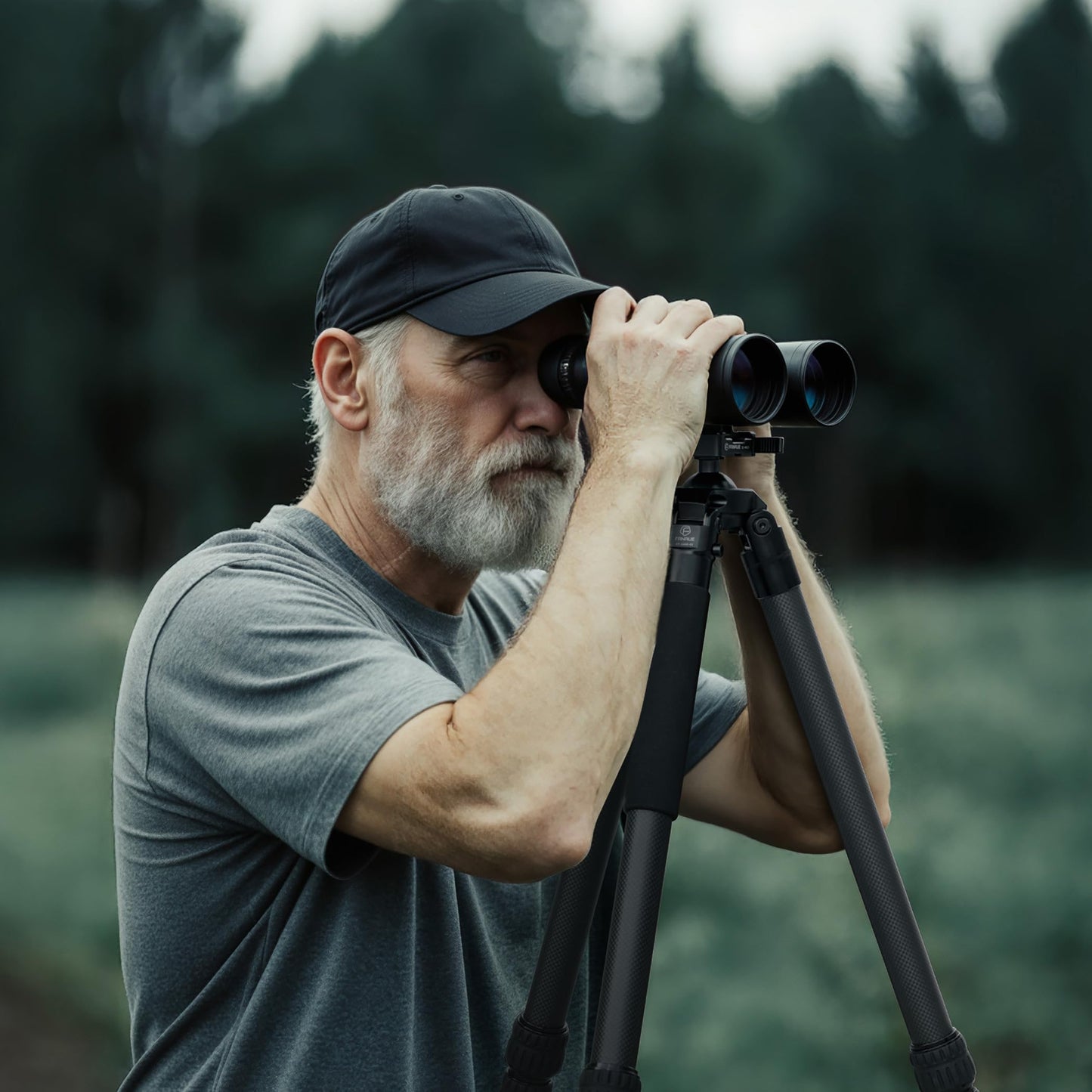 FANAUE Carbon Fiber Tripod for Hunting,Stable Design with Quick-Release Arca-Swiss Mount System, Shooting Tripod, and Hands-Free Operation for Hunting, and Outdoors-HT-3240-45