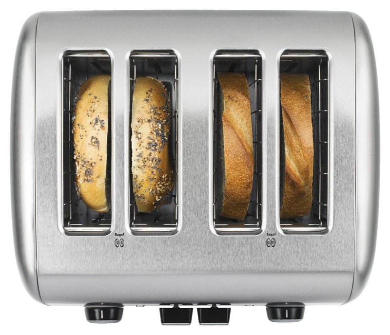 KitchenAid 4 Slice Manual Lift Toaster KMT4115SX, Stainless Steel