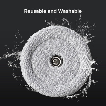 roborock 2 Pack Side Mop Cloths Saros 10 Robot Vacuum Cleaner, Mop Pad Replacement Accessories