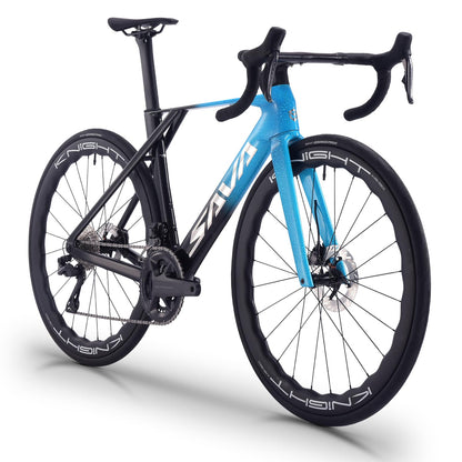 SAVADECK SLR8-Ultegra Full Carbon Road Bike with Shimano 105 R8170 24S Set for Adults, (Wave Pattern(W45), Blue, 45cm)