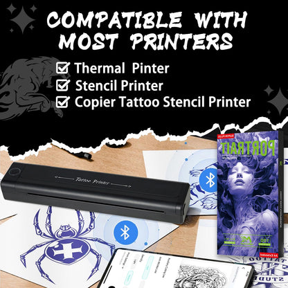 Tattoo Transfer Paper,100 Sheets Premium Tattoo Stencil Paper for Tattooing，4 Layers 8.5" X 16.5"