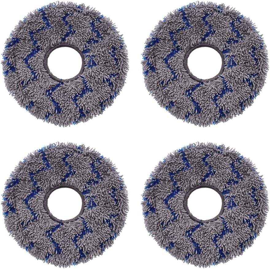neutop Replacement Mopping Pads Microfiber Mop Cloths for Ecovacs Deebot X1 Turbo, 4-Pack