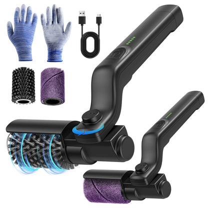 Electric Grill Brush Rechargeable, 3 Powerful Speed BBQ Grill Brush for Outdoor Grill, 180° Adjustable, Stainless Steel Rotary Brush Head, Automatic Grill Cleaning Brush for Camping Outdoor Grill