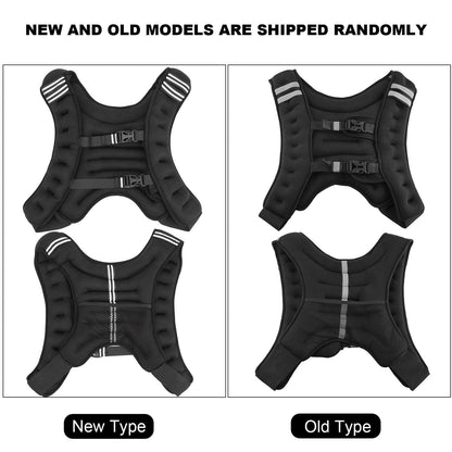 Drfeify Exercise: Weighted Vest for Strength Training with Adjustable Buckle - Perfect for Exercise and Strength Training for - Premium Elastic Material - Extended and
