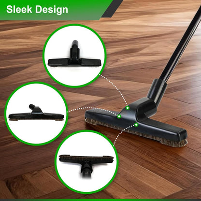 1 inch (32mm) 10 Selgo Hardwood Universal Vacuum Cleaner Floor Brush Inner Diameter with Horse Hair Soft Bristles Wide