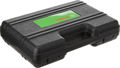 Bosch 1699200244 Bat 135 Battery and Charging System Tester with Integrated Printer, Detachable Clamps, and Storage Case for 6V and 12V Batteries and 12V and 24V Charging Systems