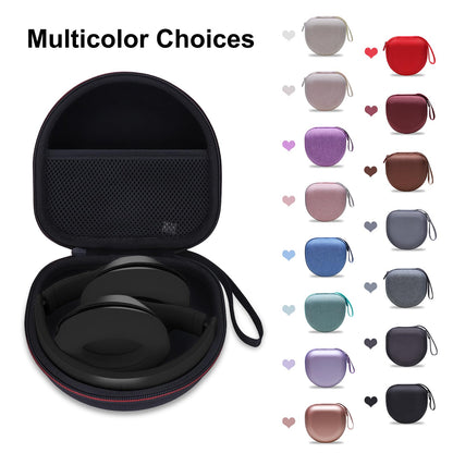 Headphone Case Compatible with Bose QuietComfort/BERIBES/TOZO/KVIDIO/Beats/Soundcore Anker Noise Cancelling Over-Ear Headphones, Pink