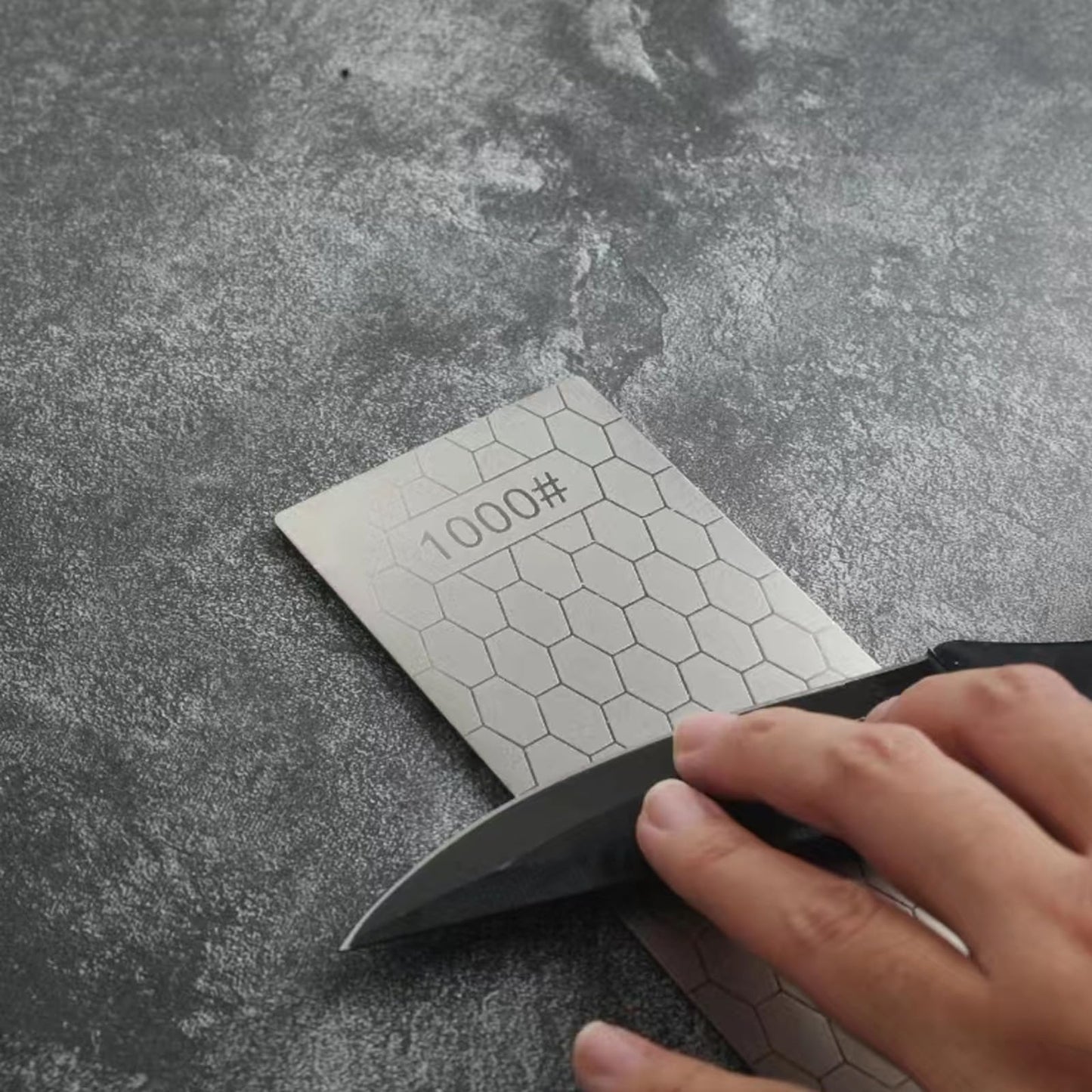 Diamond Sharpening Stone, 5 Pcs Knife Sharpening Stone for Kitchen Sharpening, Diamond Lapping Plate Coarse/Medium/Fine Grit Sharpener, 320/600/1000/2000/3000 Grit