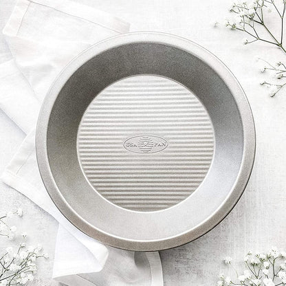 USA Pan Bakeware - 9-Inch Aluminized Steel Pie Pan for Perfectly Baked Pies