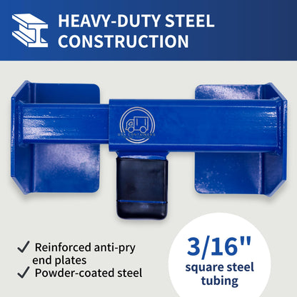 Heavy-Duty Shipping Container Door Lock Bar – USA Containers Adjustable 3/16" Steel Cargo Lock, Keyed Security, Fits 9.75"–16" Doors for Containers, Trailers & Storage Units
